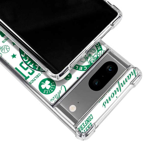 NBA Boston Celtics Historic Blast Google Pixel 8a Clear Case